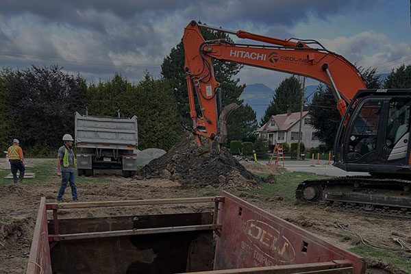 Redline Excavating website