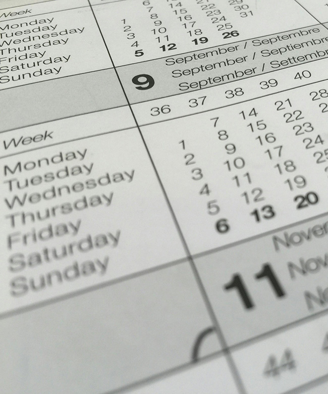scheduling email consistency